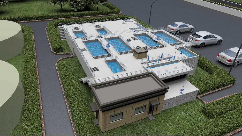 華東工控丨一鍵啟停，無(wú)人值守-安徽休寧水廠電氣自動(dòng)化交鑰匙工程