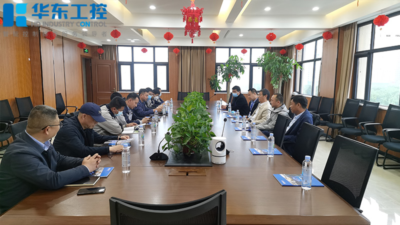 華東工控接待尚源集團代表實地參觀考察