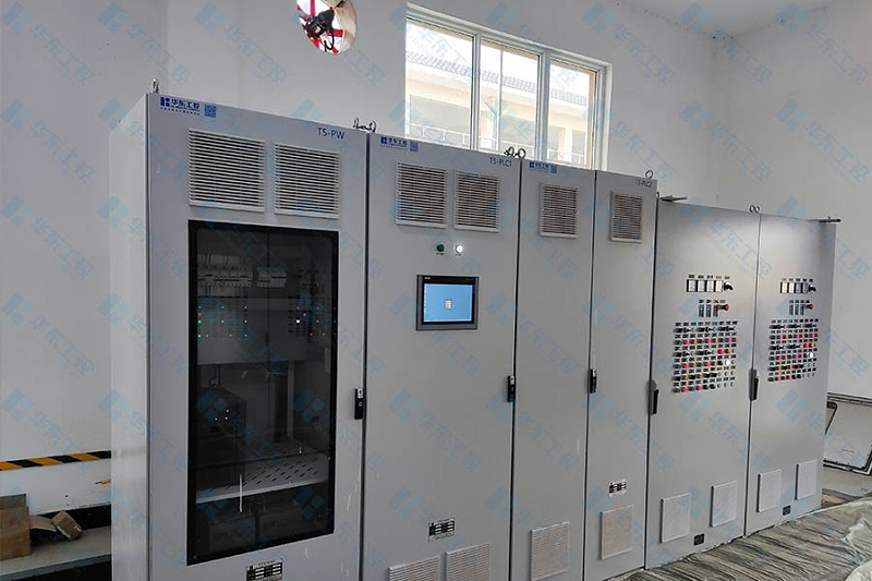 華東工控-污水處理現(xiàn)場(chǎng)施工